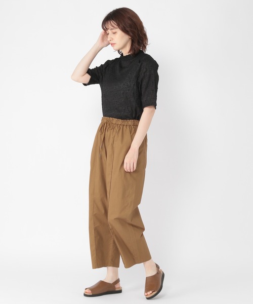 studio CLIP(スタディオクリップ)の「ナチュラルシアープルオーバー(Tシャツ/カットソー・レディース・ブラック/ブラウン/アイボリー・MEDIUM/LARGE)」の4枚目の写真