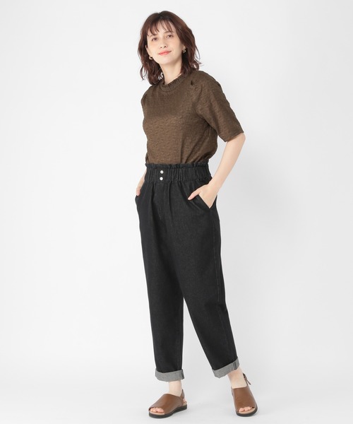 studio CLIP(スタディオクリップ)の「ナチュラルシアープルオーバー(Tシャツ/カットソー・レディース・ブラック/ブラウン/アイボリー・MEDIUM/LARGE)」の16枚目の写真