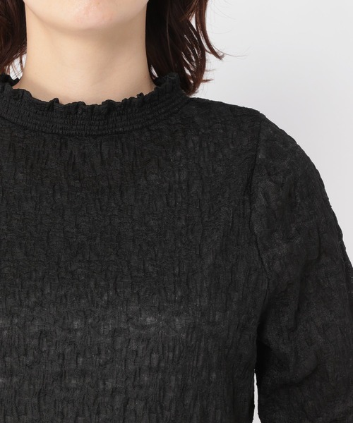 studio CLIP(スタディオクリップ)の「ナチュラルシアープルオーバー(Tシャツ/カットソー・レディース・ブラック/ブラウン/アイボリー・MEDIUM/LARGE)」の9枚目の写真