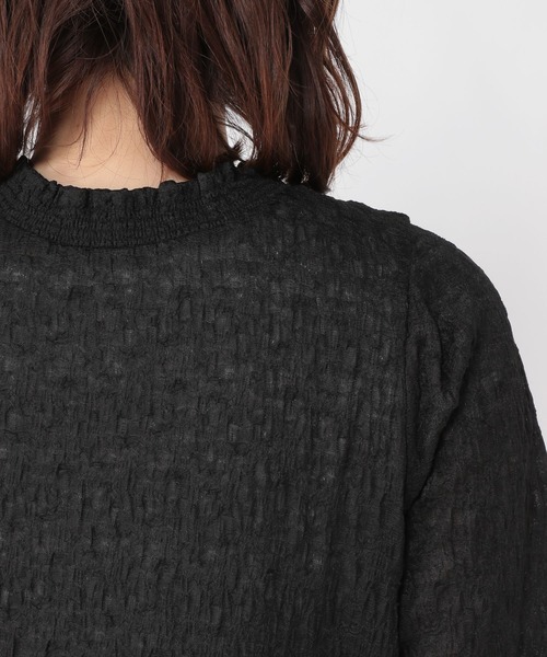 studio CLIP(スタディオクリップ)の「ナチュラルシアープルオーバー(Tシャツ/カットソー・レディース・ブラック/ブラウン/アイボリー・MEDIUM/LARGE)」の5枚目の写真