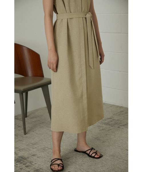 RIM.ARK（リムアーク）の「Melange dolman OP（シャツワンピース