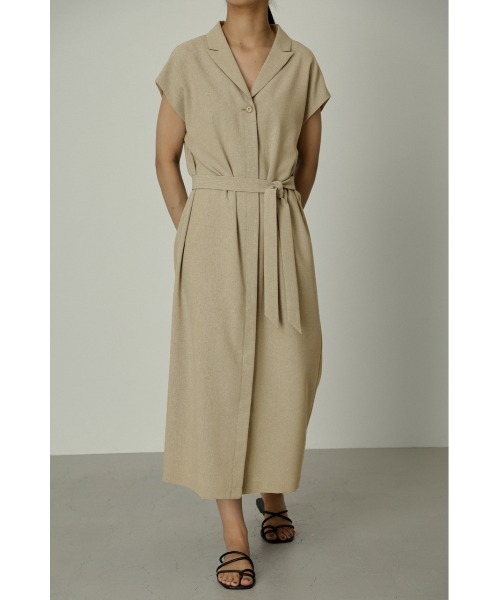 RIM.ARK（リムアーク）の「Melange dolman OP（シャツワンピース