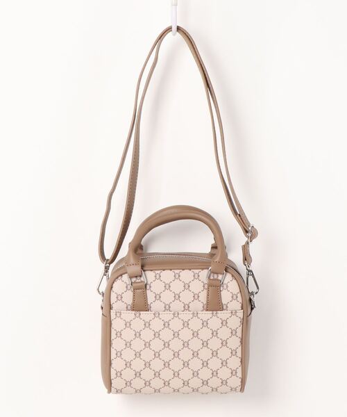 ems excite（エムズエキサイト）の「柄スクエアBAG（ボストンバッグ・レディース・ホワイト系その他/ブラウン系その他/アニマル・FREE）」の7枚目の写真