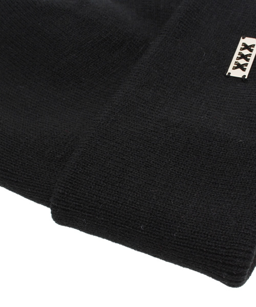 WEGO（ウィゴー）の「WEGO/プレートニットキャップ（ニットキャップ/ビーニー・メンズ・ブラック/杢グレー/イエロー/オレンジ・FREE）」の5枚目の写真