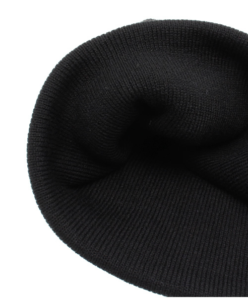 WEGO（ウィゴー）の「WEGO/プレートニットキャップ（ニットキャップ/ビーニー・メンズ・ブラック/杢グレー/イエロー/オレンジ・FREE）」の6枚目の写真