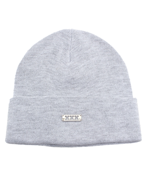 WEGO（ウィゴー）の「WEGO/プレートニットキャップ（ニットキャップ/ビーニー・メンズ・ブラック/杢グレー/イエロー/オレンジ・FREE）」の13枚目の写真