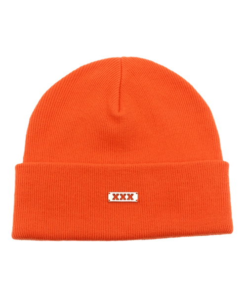 WEGO（ウィゴー）の「WEGO/プレートニットキャップ（ニットキャップ/ビーニー・メンズ・ブラック/杢グレー/イエロー/オレンジ・FREE）」の15枚目の写真