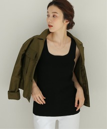 Noble | ソフトスクエアーネックニットタンク◆(ニット/セーター)