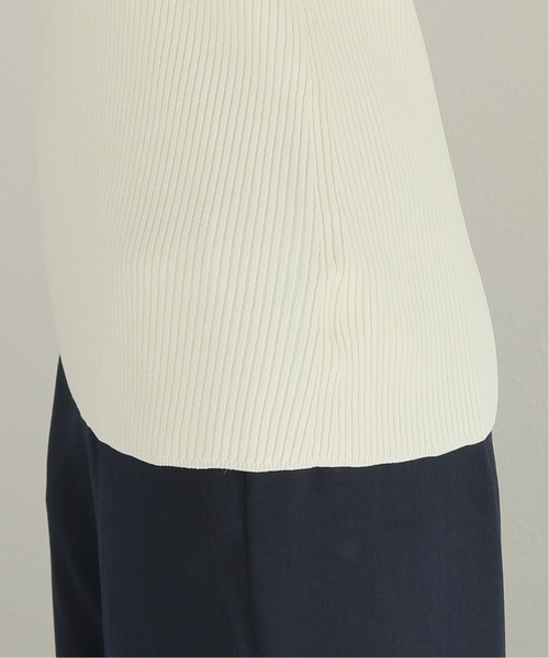 Noble（ノーブル）の「ソフトスクエアーネックニットタンク◆（ニット/セーター・レディース・ブラック/ホワイト/ベージュ・FREE）」の10枚目の写真