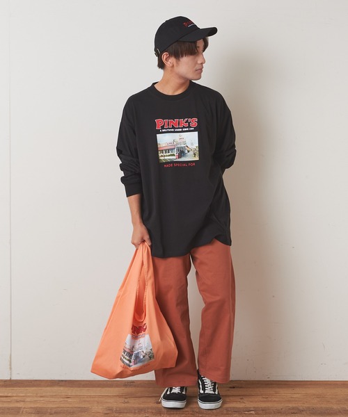 CIAOPANIC TYPY（チャオパニックティピー）の「PINKSフォトプリントロンTee（Tシャツ/カットソー・メンズ・ホワイト/ブラック/ピンク・S/M/L）」の18枚目の写真