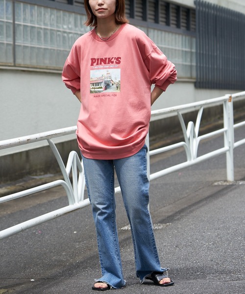CIAOPANIC プリント長袖トップス ONEサイズ ZOZO限定】袖プリントモンスターロンT（Tシャツ/カットソー