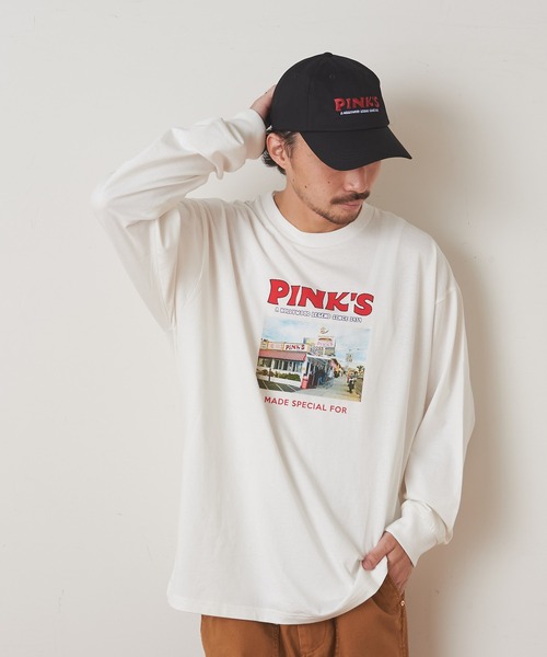 CIAOPANIC TYPY（チャオパニックティピー）の「PINKSフォトプリントロンTee（Tシャツ/カットソー・メンズ・ホワイト/ブラック/ピンク・S/M/L）」の9枚目の写真