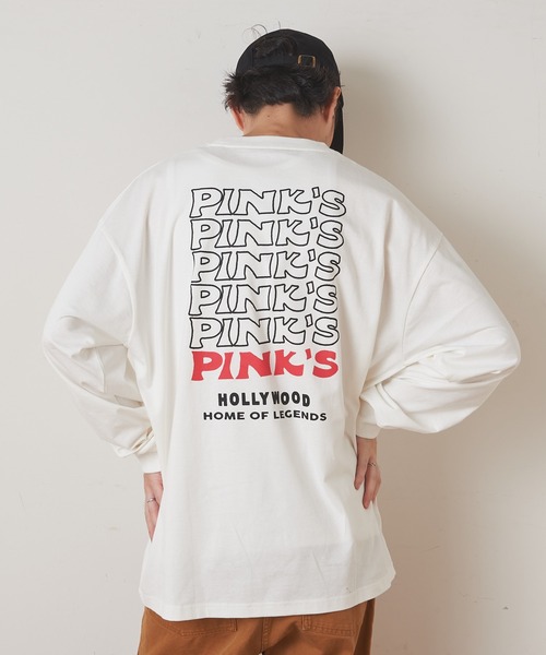 CIAOPANIC TYPY（チャオパニックティピー）の「PINKSフォトプリントロンTee（Tシャツ/カットソー・メンズ・ホワイト/ブラック/ピンク・S/M/L）」の11枚目の写真