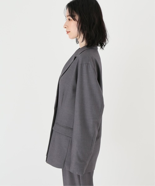 JOINT WORKS(ジョイントワークス)の「J-TRギャバ 1Bダブルジャケット(テーラードジャケット・レディース・チャコールグレー/ネイビー・FREE)」の18枚目の写真