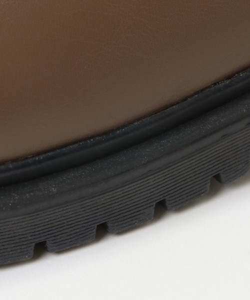 ikka（イッカ）の「ミドルサイドゴアタンクブーツ（ブーツ・レディース・ブラック/グレー/ベージュ・M/L）」の16枚目の写真