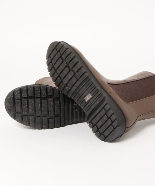 ikka（イッカ）の「ミドルサイドゴアタンクブーツ（ブーツ・レディース・ブラック/グレー/ベージュ・M/L）」の11枚目の写真