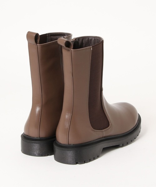 ikka（イッカ）の「ミドルサイドゴアタンクブーツ（ブーツ・レディース・ブラック/グレー/ベージュ・M/L）」の10枚目の写真