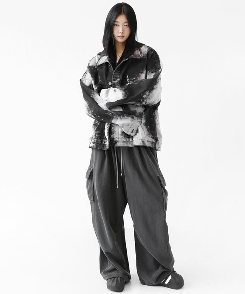 ケミカルウォッシュデニムジャケット（デニムジャケット