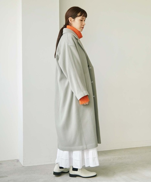 note et silence （ノートエシロンス）の「COLCHIS 5Gタートルプルオーバー（ニット/セーター・レディース・オレンジ/ベージュ/グレー/ブルー・FREE）」の19枚目の写真