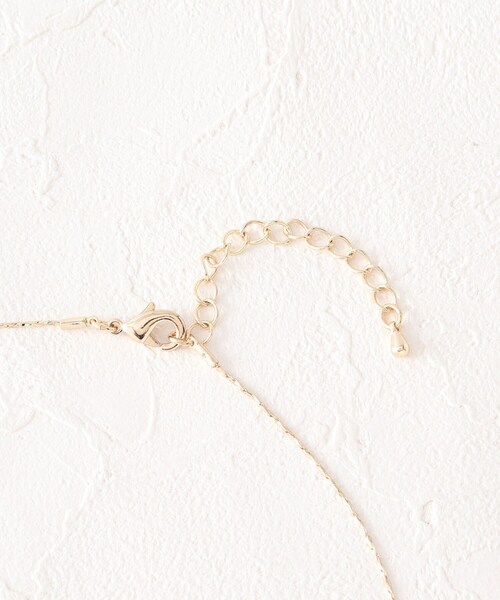 SHOO・LA・RUE（シューラルー）の「◆マーブルドロップネックレス（ネックレス・レディース・ダークブラウン/ナチュラル/グレー・00）」の7枚目の写真