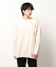 Revo.　5G ABヤーンリンキングクルーネックニット