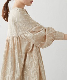 PUAL CE CIN | ボタニカル刺繍プルオーバーブラウス(シャツ/ブラウス)