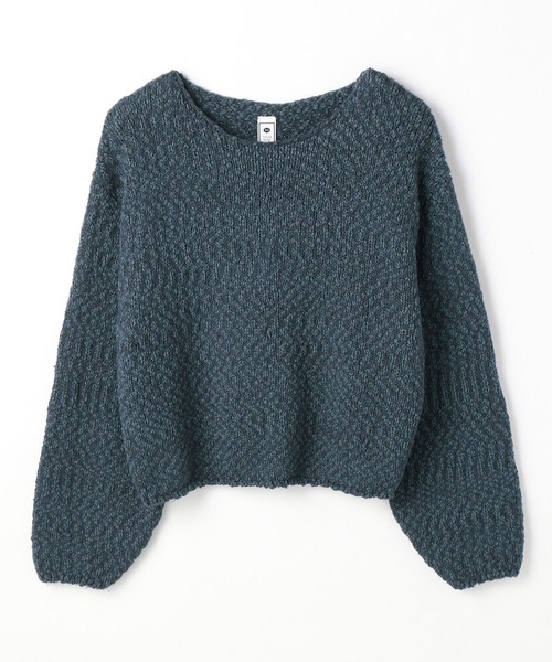 179/WG(イチナナキュウダブルジー)の「スラブヤーンニットプル(ニット/セーター・レディース・オフホワイト/オレンジ/ブルー/グリーン・FREE)」の8枚目の写真