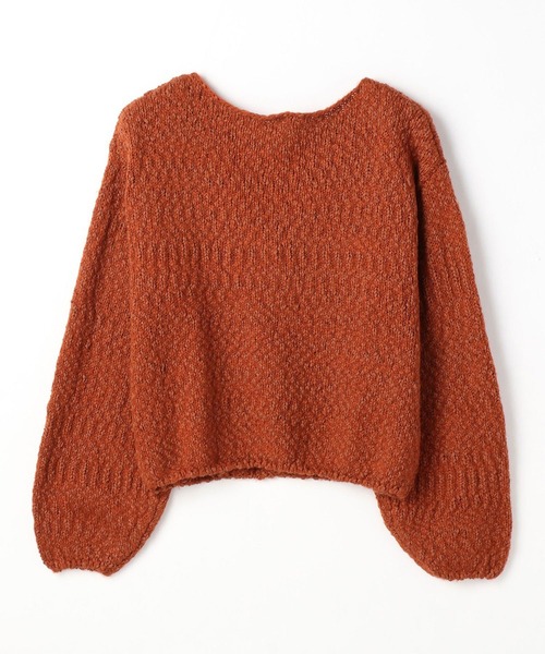 179/WG(イチナナキュウダブルジー)の「スラブヤーンニットプル(ニット/セーター・レディース・オフホワイト/オレンジ/ブルー/グリーン・FREE)」の9枚目の写真