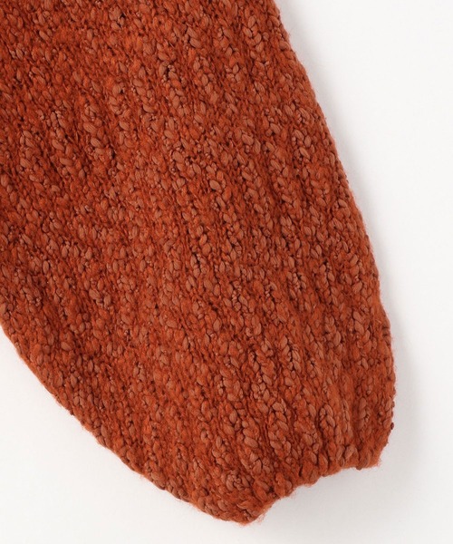 179/WG(イチナナキュウダブルジー)の「スラブヤーンニットプル(ニット/セーター・レディース・オフホワイト/オレンジ/ブルー/グリーン・FREE)」の11枚目の写真