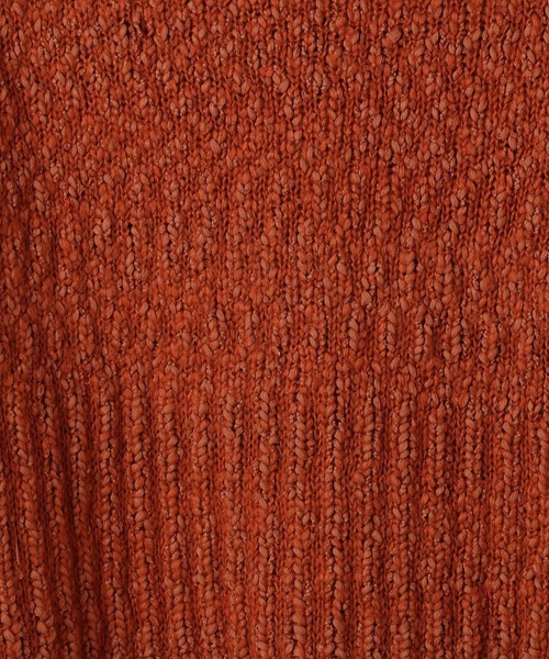 179/WG(イチナナキュウダブルジー)の「スラブヤーンニットプル(ニット/セーター・レディース・オフホワイト/オレンジ/ブルー/グリーン・FREE)」の13枚目の写真