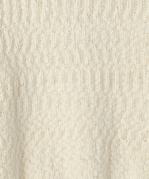 179/WG(イチナナキュウダブルジー)の「スラブヤーンニットプル(ニット/セーター・レディース・オフホワイト/オレンジ/ブルー/グリーン・FREE)」の14枚目の写真