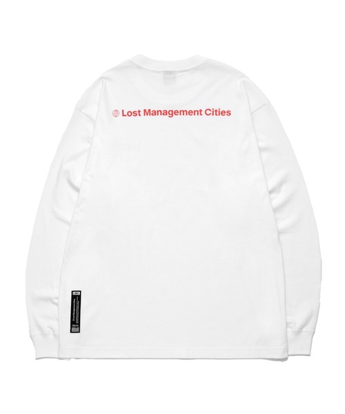 LMCの「【LMC】ESSENTIAL OG LONG SLV TEE / エルエムシー エッセンシャル OG ロゴ ロングスリーブ Tシャツ（Tシャツ/カットソー・メンズ・ホワイト/チャコールグレー/ブラック・SMALL/MEDIUM/X-LARGE/LARGE）」の2枚目の写真