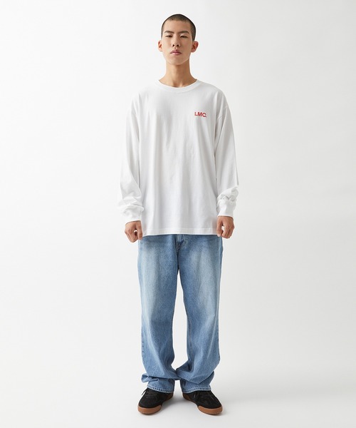 LMCの「【LMC】ESSENTIAL OG LONG SLV TEE / エルエムシー エッセンシャル OG ロゴ ロングスリーブ Tシャツ（Tシャツ/カットソー・メンズ・ホワイト/チャコールグレー/ブラック・SMALL/MEDIUM/X-LARGE/LARGE）」の9枚目の写真