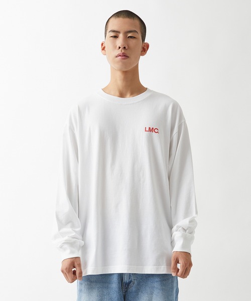 LMCの「【LMC】ESSENTIAL OG LONG SLV TEE / エルエムシー エッセンシャル OG ロゴ ロングスリーブ Tシャツ（Tシャツ/カットソー・メンズ・ホワイト/チャコールグレー/ブラック・SMALL/MEDIUM/X-LARGE/LARGE）」の6枚目の写真