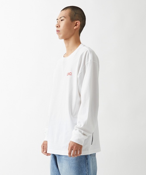 LMCの「【LMC】ESSENTIAL OG LONG SLV TEE / エルエムシー エッセンシャル OG ロゴ ロングスリーブ Tシャツ（Tシャツ/カットソー・メンズ・ホワイト/チャコールグレー/ブラック・SMALL/MEDIUM/X-LARGE/LARGE）」の7枚目の写真