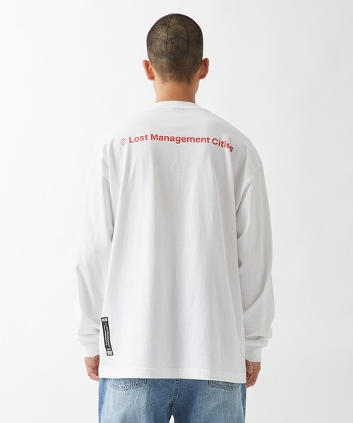 LMCの「【LMC】ESSENTIAL OG LONG SLV TEE / エルエムシー エッセンシャル OG ロゴ ロングスリーブ Tシャツ（Tシャツ/カットソー・メンズ・ホワイト/チャコールグレー/ブラック・SMALL/MEDIUM/X-LARGE/LARGE）」の8枚目の写真