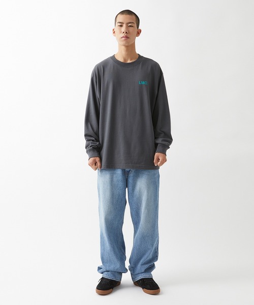 LMCの「【LMC】ESSENTIAL OG LONG SLV TEE / エルエムシー エッセンシャル OG ロゴ ロングスリーブ Tシャツ（Tシャツ/カットソー・メンズ・ホワイト/チャコールグレー/ブラック・SMALL/MEDIUM/X-LARGE/LARGE）」の22枚目の写真