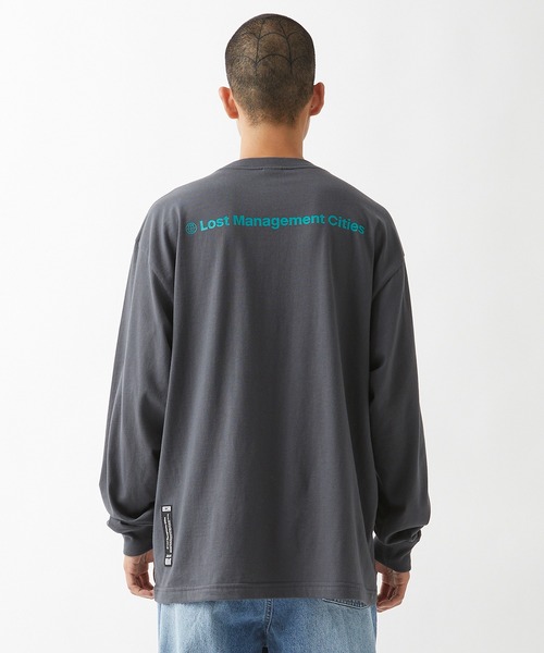 LMCの「【LMC】ESSENTIAL OG LONG SLV TEE / エルエムシー エッセンシャル OG ロゴ ロングスリーブ Tシャツ（Tシャツ/カットソー・メンズ・ホワイト/チャコールグレー/ブラック・SMALL/MEDIUM/X-LARGE/LARGE）」の21枚目の写真