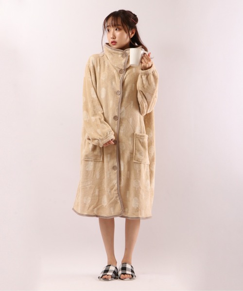 FUNALIVE（ファンアライブ）の「After nine ブランケットローブ（ガウン/バスローブ・レディース・ベージュ/グレー/ベージュ系その他/グレー系その他/ベージュ系その他2/グレー系その他2・FREE）」の6枚目の写真