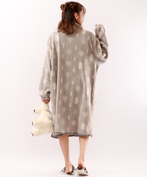 FUNALIVE（ファンアライブ）の「After nine ブランケットローブ（ガウン/バスローブ・レディース・ベージュ/グレー/ベージュ系その他/グレー系その他/ベージュ系その他2/グレー系その他2・FREE）」の13枚目の写真