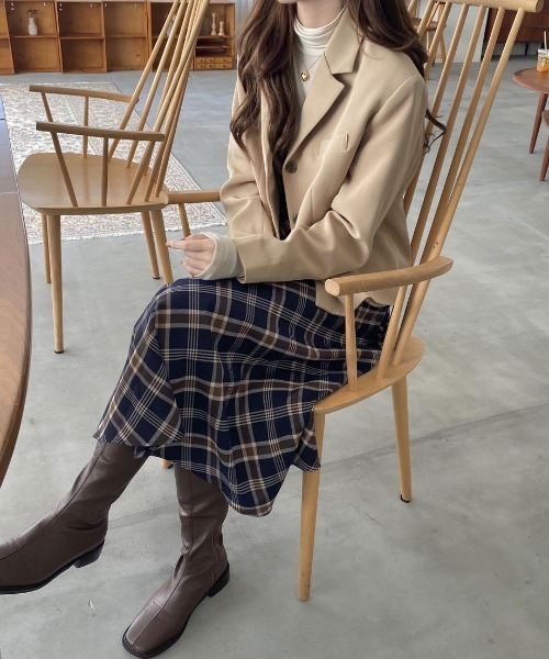mood for a day(ムードフォーアデイ)の「square socks long boots / スクエアソックスロングブーツ(ブーツ・レディース・ブラック/ブラウン・23.5cm/24.5cm/23.0cm/24.0cm/25.0cm)」の15枚目の写真