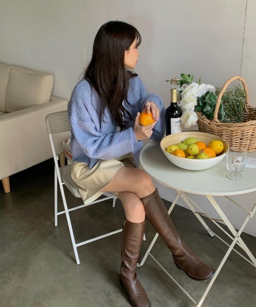 square socks long boots / スクエアソックスロングブーツ（ブーツ