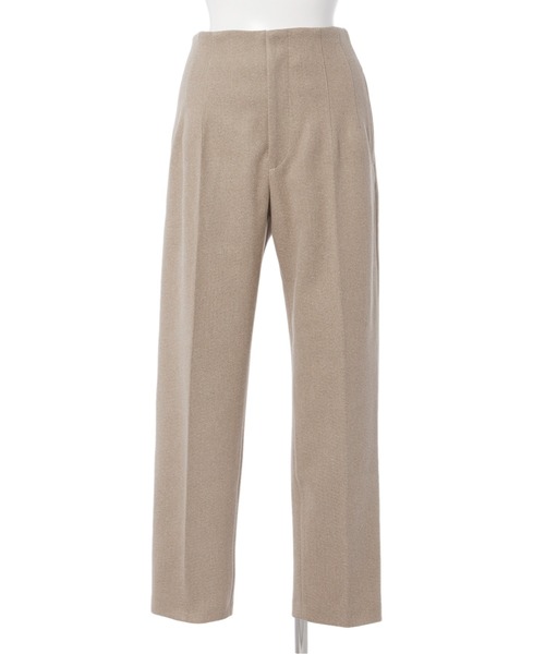 CLEARIMPRESSION (クリアインプレッション)の「圧縮ウール タックテーパードパンツ【セットアップ対応】(その他パンツ・レディース・パープル/アイボリー/キャメル・9号/7号)」の18枚目の写真