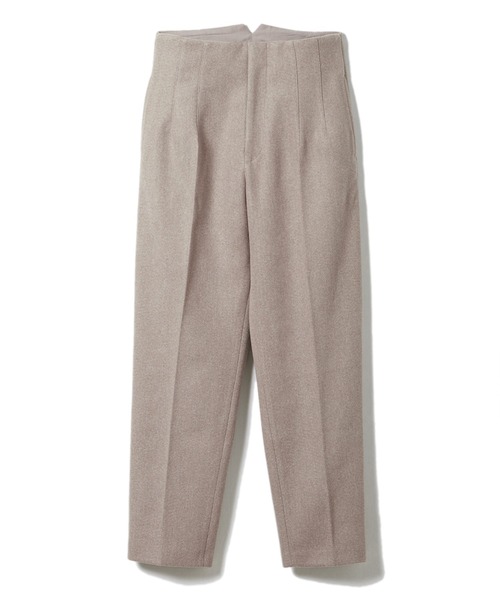 CLEARIMPRESSION (クリアインプレッション)の「圧縮ウール タックテーパードパンツ【セットアップ対応】(その他パンツ・レディース・パープル/アイボリー/キャメル・9号/7号)」の8枚目の写真