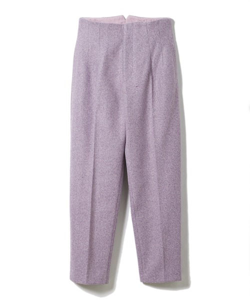 CLEARIMPRESSION (クリアインプレッション)の「圧縮ウール タックテーパードパンツ【セットアップ対応】(その他パンツ・レディース・パープル/アイボリー/キャメル・9号/7号)」の17枚目の写真