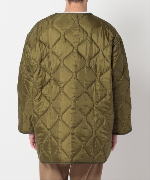 417 EDIFICE（フォーワンセブンエディフィス）の「◆ミリタリーライナーキルティングジャケット（モッズコート・メンズ・ブラック/ネイビー/カーキ・SMALL/MEDIUM/LARGE）」の14枚目の写真