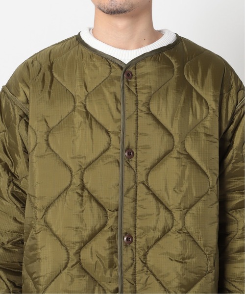417 EDIFICE（フォーワンセブンエディフィス）の「◆ミリタリーライナーキルティングジャケット（モッズコート・メンズ・ブラック/ネイビー/カーキ・SMALL/MEDIUM/LARGE）」の19枚目の写真