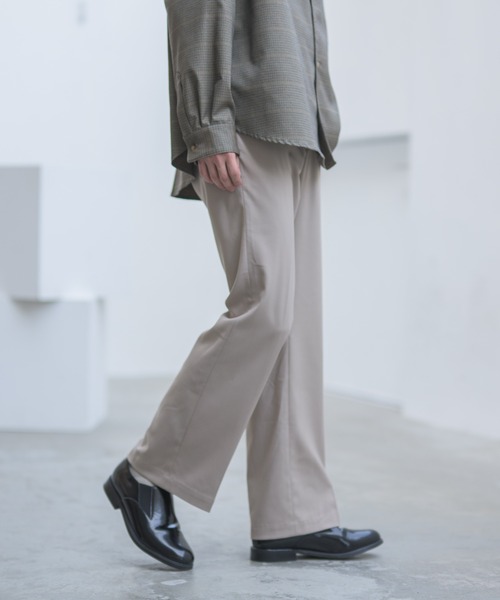 CASPER JOHN(キャスパージョン)の「Flare Slacks/フレアスラックス(スラックス・メンズ・ブラウン/ライトベージュ/ブラック/ネイビー・マルチサイズ)」の14枚目の写真