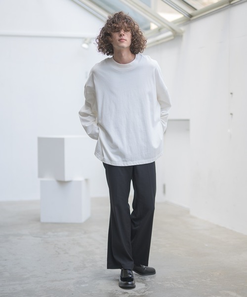 CASPER JOHN(キャスパージョン)の「Flare Slacks/フレアスラックス(スラックス・メンズ・ブラウン/ライトベージュ/ブラック/ネイビー・マルチサイズ)」の22枚目の写真