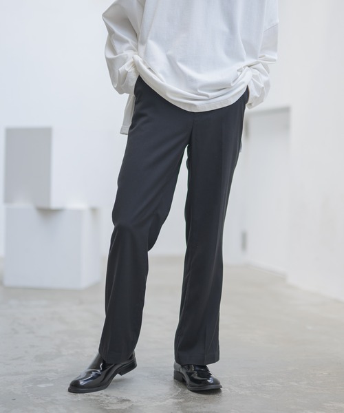 CASPER JOHN(キャスパージョン)の「Flare Slacks/フレアスラックス(スラックス・メンズ・ブラウン/ライトベージュ/ブラック/ネイビー・マルチサイズ)」の16枚目の写真